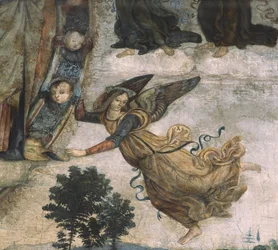 Dettaglio di Scene della vita di Maria, c.1484-92